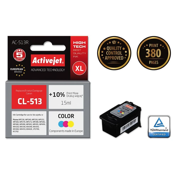Μελάνι Συμβατό Activejet ink for Canon CL-513