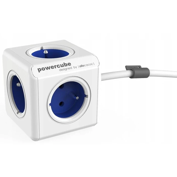 Πολύπριζο Allocacoc PowerCube Extended Type E power extension 1.5 m 5 AC outlet(s) Indoor Blue