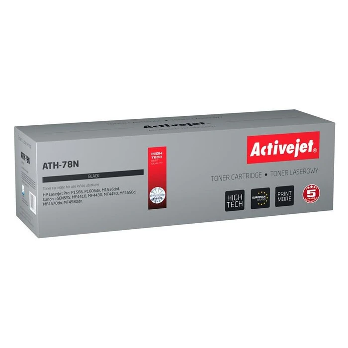 Toner Συμβατό Activejet ATH-78N για HP CE278A / Canon CGR-728 Black