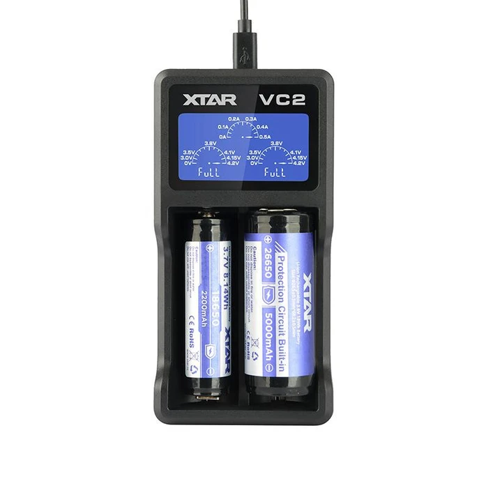 Φορτιστής Μπαταριών XTAR VC2 Household battery USB