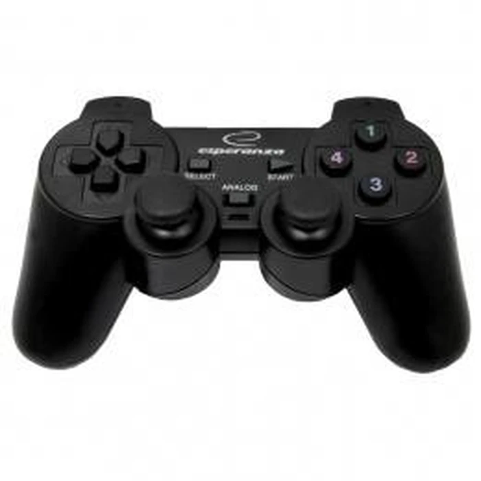 Gamepad Esperanza EG106 PC PS2 PS3 Black