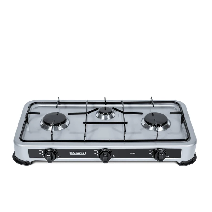 Εστία Αερίου Gas stove PROMIS KG300 SILVER WITHOUT REDUCER