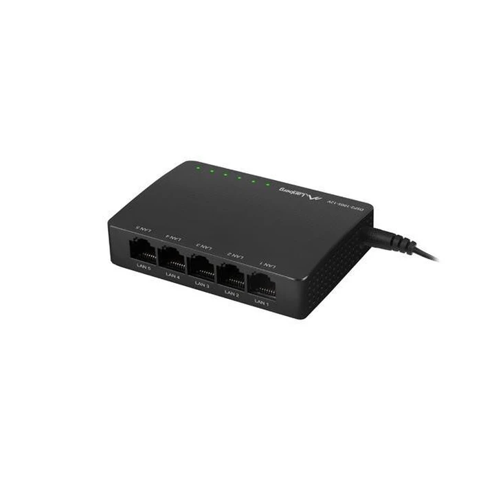 Network Switch LANBERG DSP2-1005-12V (5-PORT, 12V, 1GB/S)
