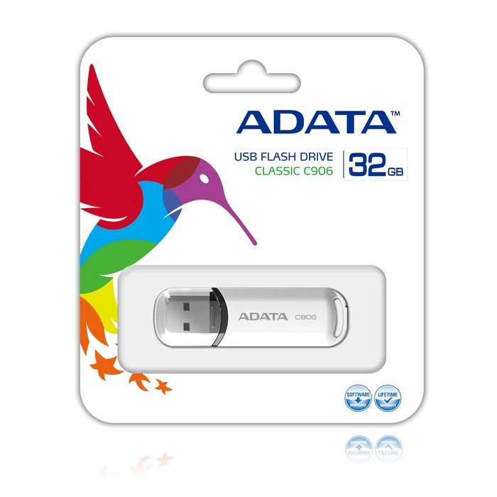USB Flash 32GB Adata C906 AC906-32G-RWH USB 2.0 White