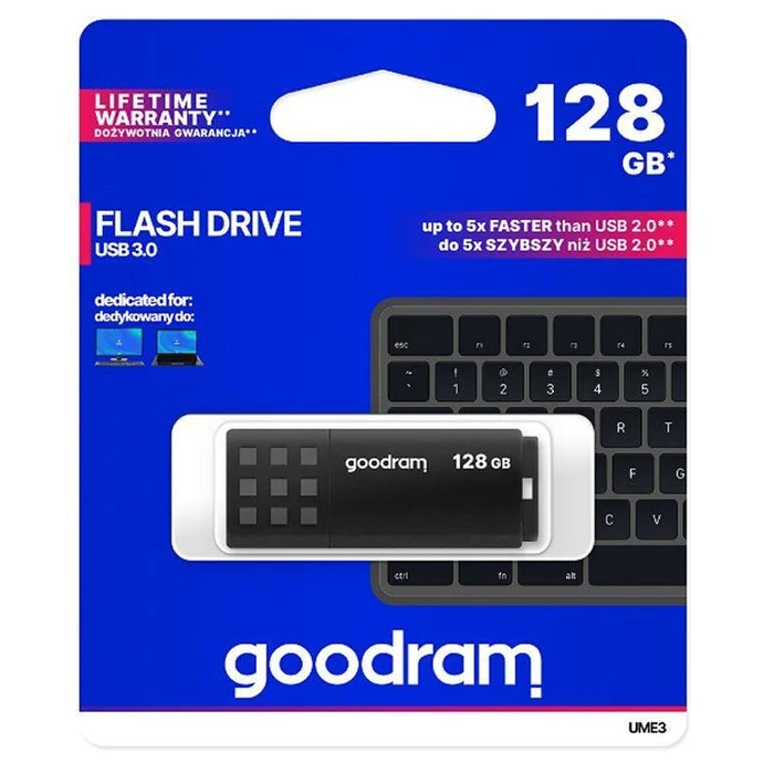 USB Flash Goodram UME3 128 GB 3.0 Black