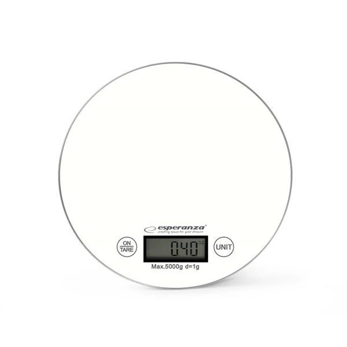 Ζυγαριά Κουζίνας Esperanza EKS003W White Round