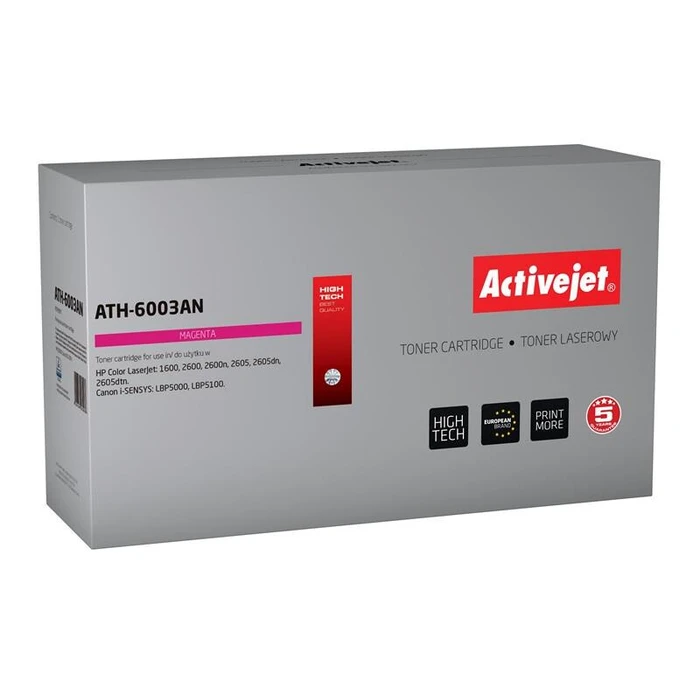 Toner Συμβατό Activejet ATH-6003AN για HP Q6003A Canon CRG-707M