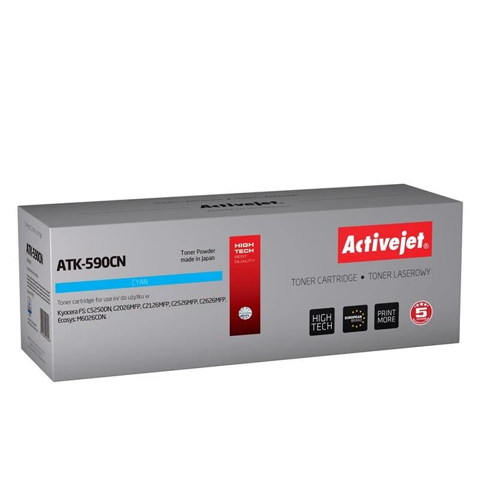 Toner Συμβατό Activejet ATK-590CN for Kyocera TK-590C