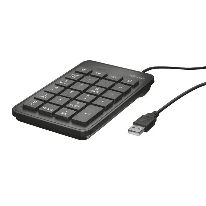 Πληκτρολόγιο Ενσύρματο Trust 22221 numeric keypad Black