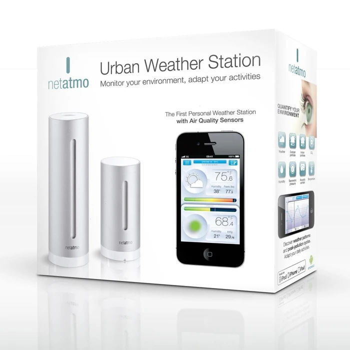 Μετεωρολογικός Σταθμός Netatmo NSW01-EC digital weather station Aluminum Wi-Fi