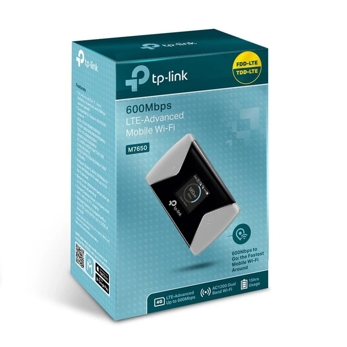 4G Modem/Router TP-Link M7650 Black v1