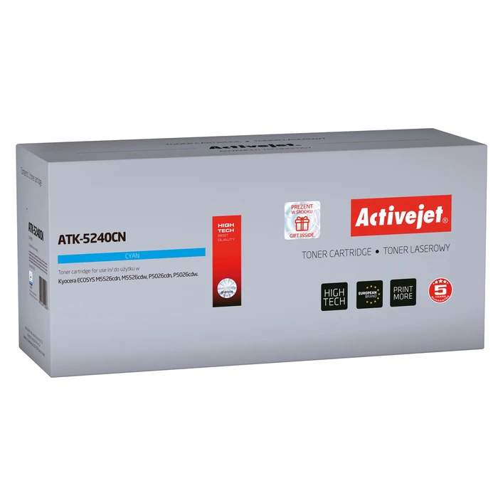Toner Συμβατό Activejet ATK-5240CN Kyocera TK-5240C (3000 σελίδες) Cyan