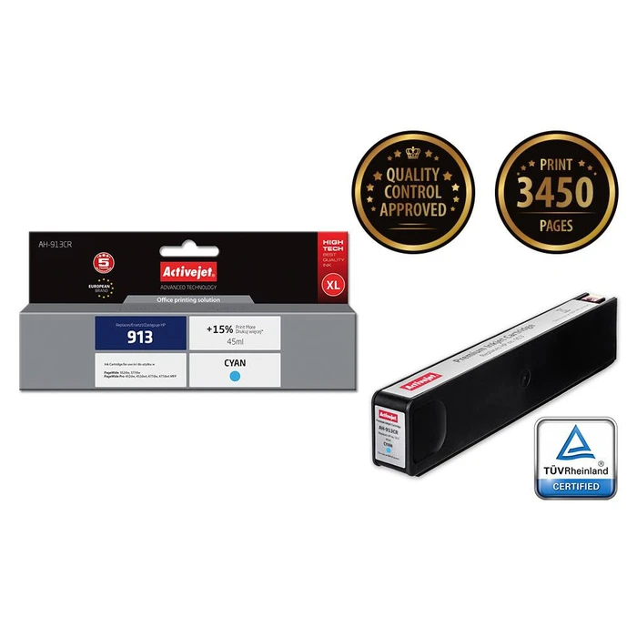 Μελάνι Συμβατό Activejet για Hewlett Packard No.913 F6T77AE