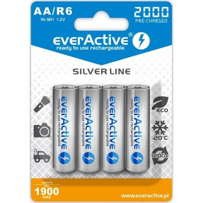 Επαναφορτιζόμενη Μπαταρία EverActive EVHRL6-2000 2000mAh