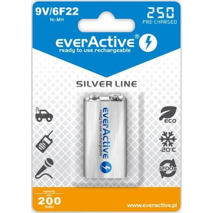 Επαναφορτιζόμενη Μπαταρία EverActiveEVHRL22-250