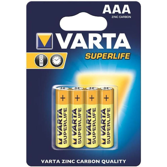 Μπαταρία Battery Set zinc-carbon VARTA Superlife R03 AAA (Zn-C; x 4)