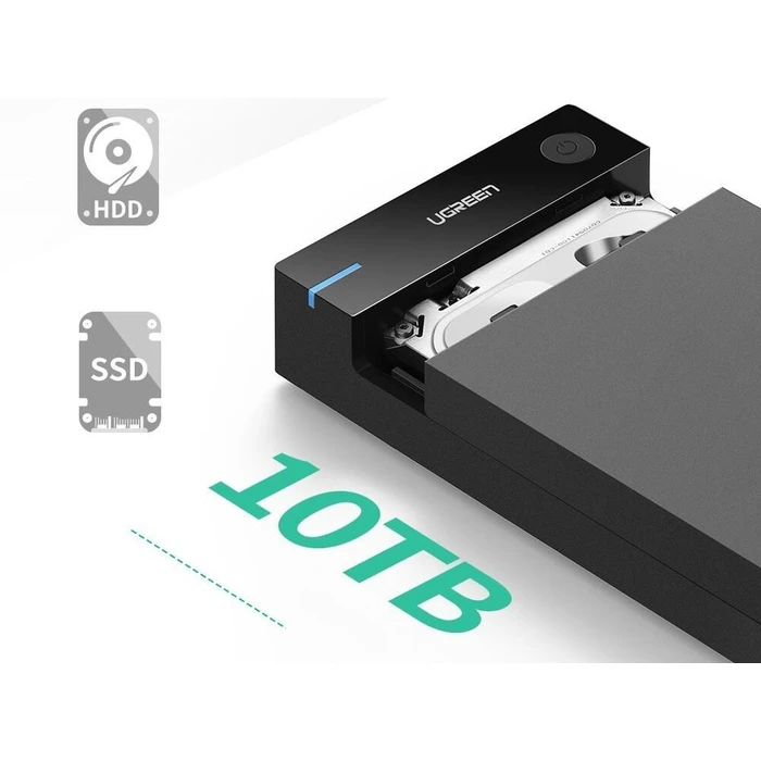 Θήκη Για Σκληρούς Δίσκους 3,5" Ugreen 50422 Black