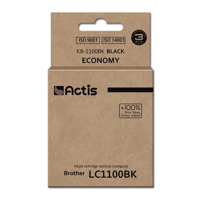 Μελάνι Συμβατό Actis KB-1100Bk για Brother LC1100/LC980 Black