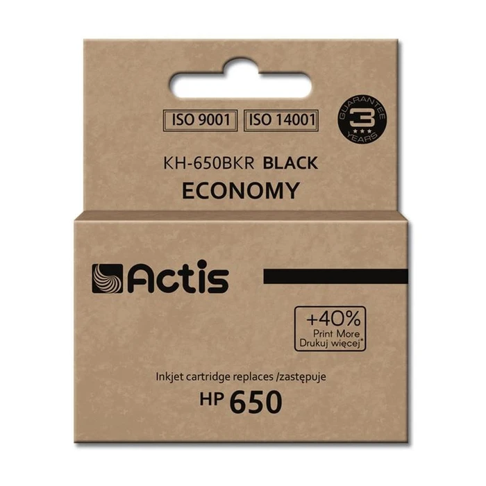 Μελάνι Συμβατό Actis KH-650BKR Black για HP (HP 650 CZ101AE)