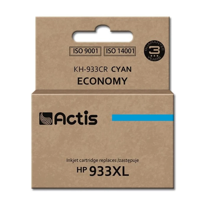 Μελάνι Συμβατό Actis KH-933CR Cyan για HP pritner (HP 933XL CN054AE)