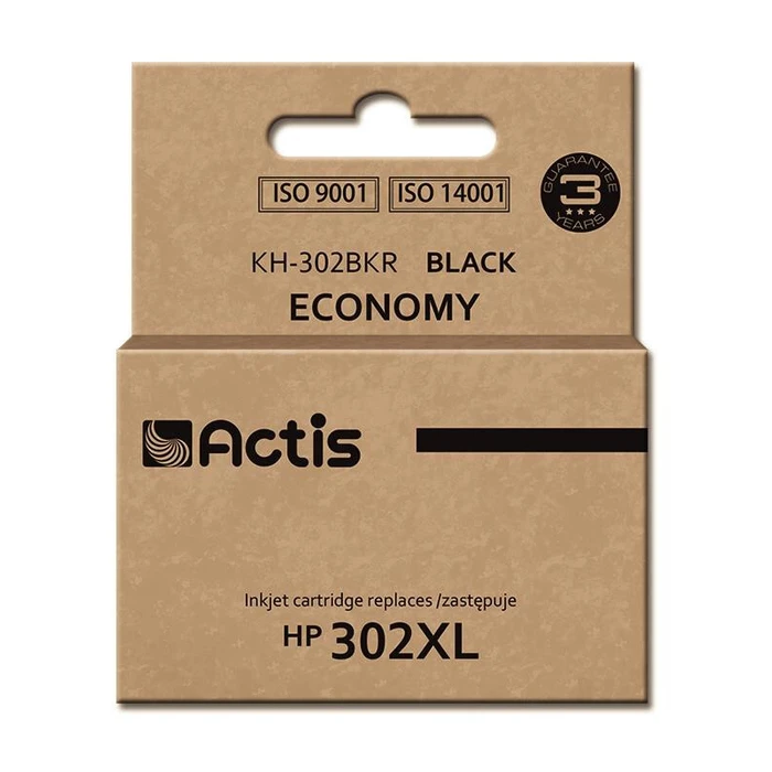 Μελάνι Συμβατό Actis KH-302BKR για HP HP 302XL F6U68AE 20 ml
