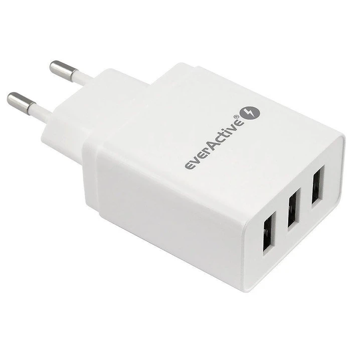 Φορτιστής Πρίζας EverActive SC-300 USB White
