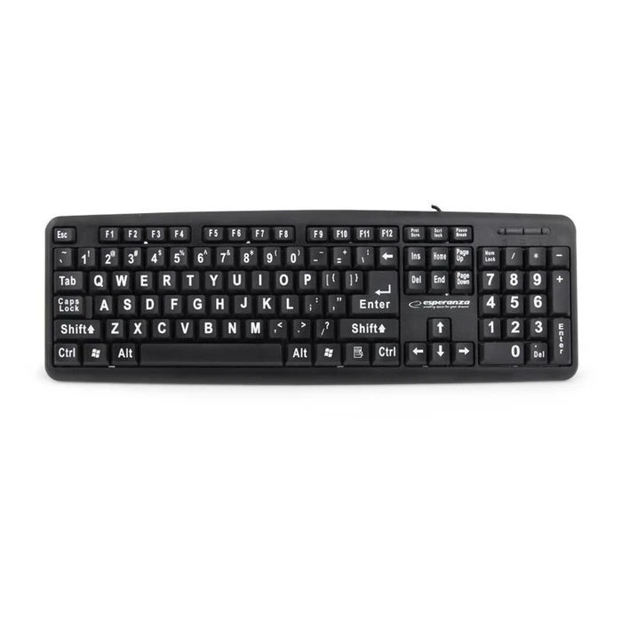 Πληκτρολόγιο Ενσύρματο Esperanza Florida EK129 (US) Black