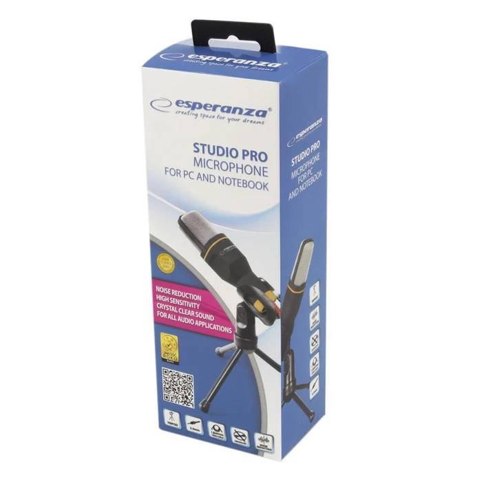 Μικρόφωνο Esperanza STUDIO PRO EH182 Black