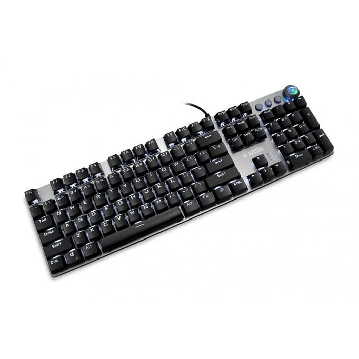 Gaming Πληκτρολόγιο Ενσύρματο IBOX AURORA K-4 RGB IKGMK4 (US) Black