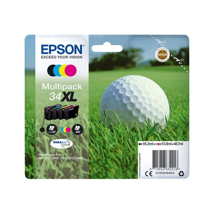 Μελάνι Epson 34XL - 4-pack - XL - black, yellow, cyan, magenta