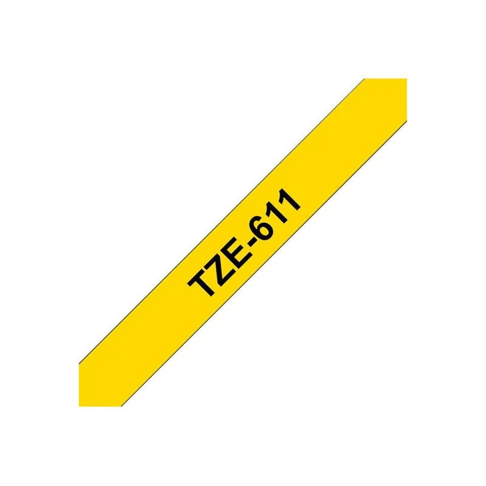 Ταινία Ετικετογράφου Brother TZe611 - laminated tape - 1 roll (s) - Roll (0.6 cm)
