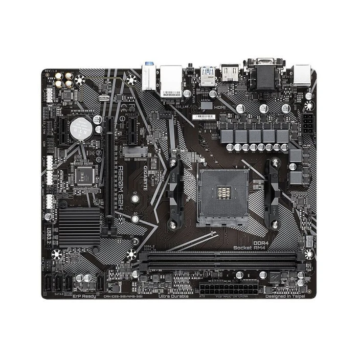 Motherboard Gigabyte A520M S2H - 1.0 - Motherboard - micro ATX - Socket AM4 - AMD A520