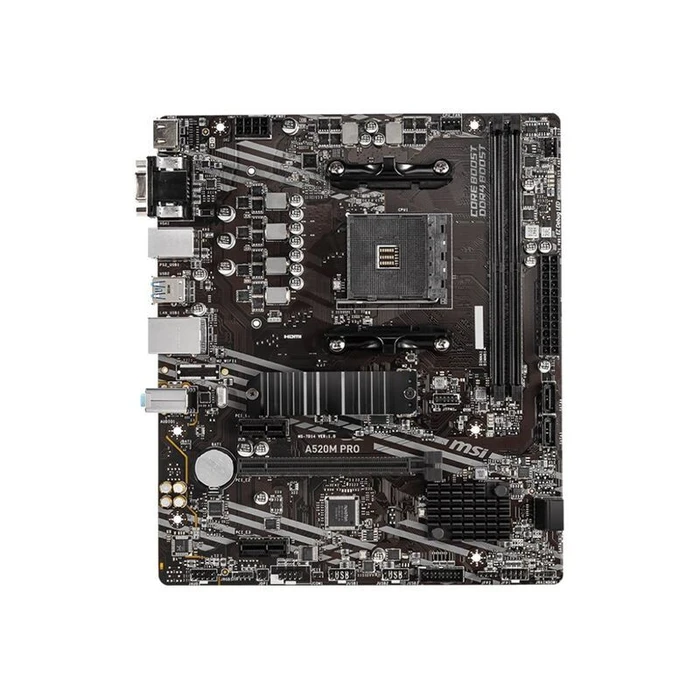 Motherboard MSI A520M PRO - Motherboard - micro ATX - Socket AM4 - AMD A520