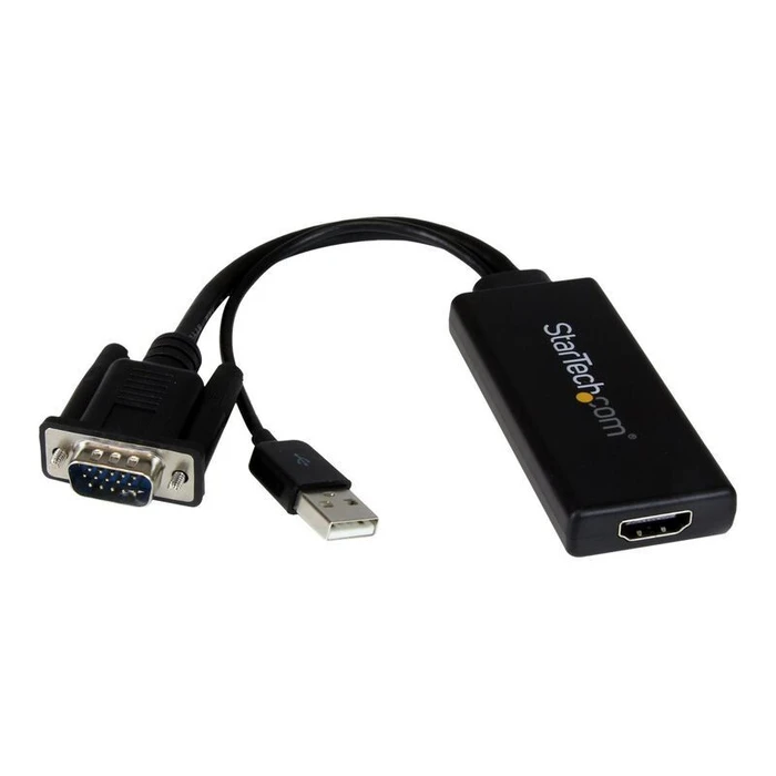 Αντάπτορας StarTech.com VGA to HDMI Adapter with USB Audio & Power Supply 26cm