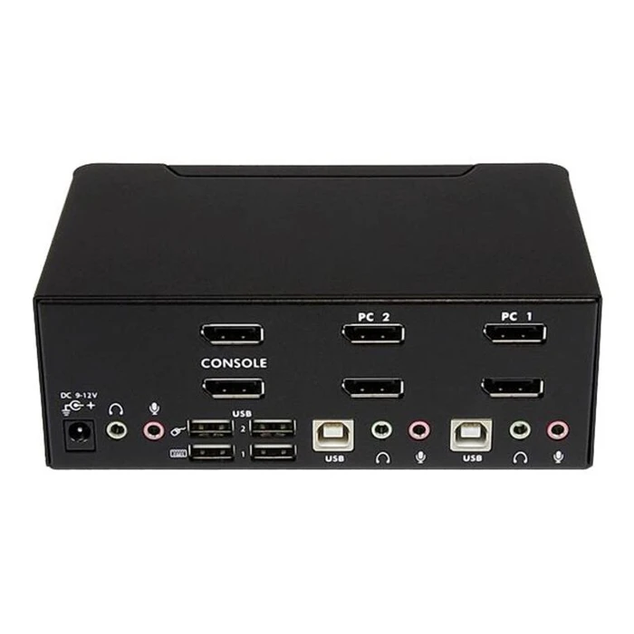 KVM & Data Switch StarTech.com 2 Port DisplayPort Dual Monitor KVM Switch - DisplayPort KVM / Audio / USB Switch - 2 ports
