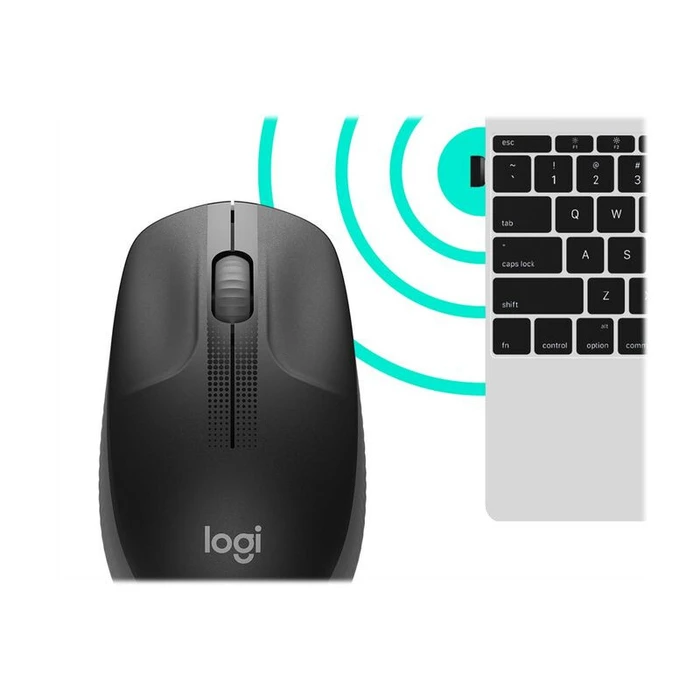 Ποντίκι Ασύρματο Logitech M190 - Mouse - Charcoal