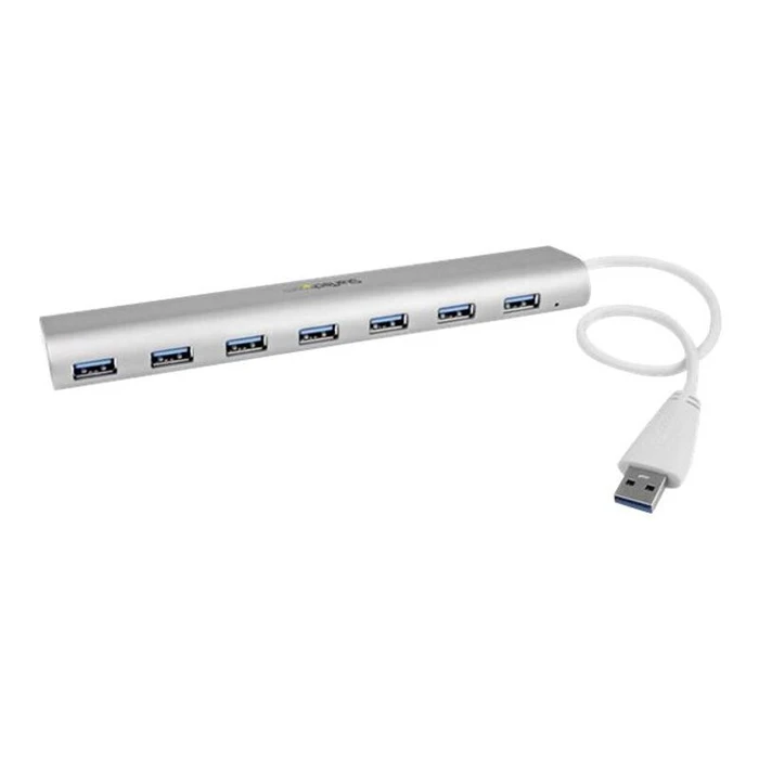 USB Hub StarTech.com 7 Port Compact USB 3.0 Hub with Built-In Cable