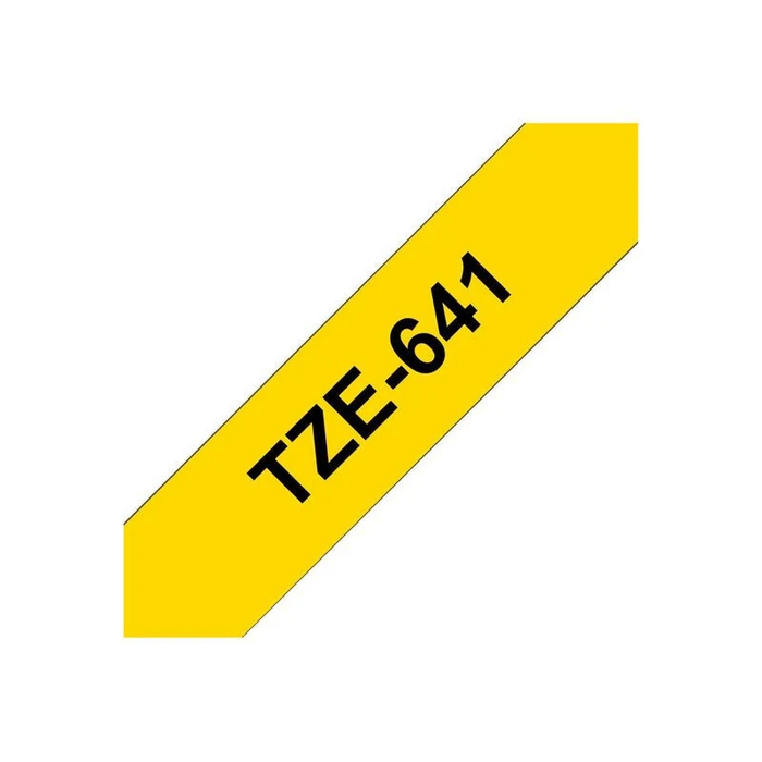Ταινία Ετικετογράφου Brother laminated tape TZe641 - 1 roll (1.8 cm x 8 m)