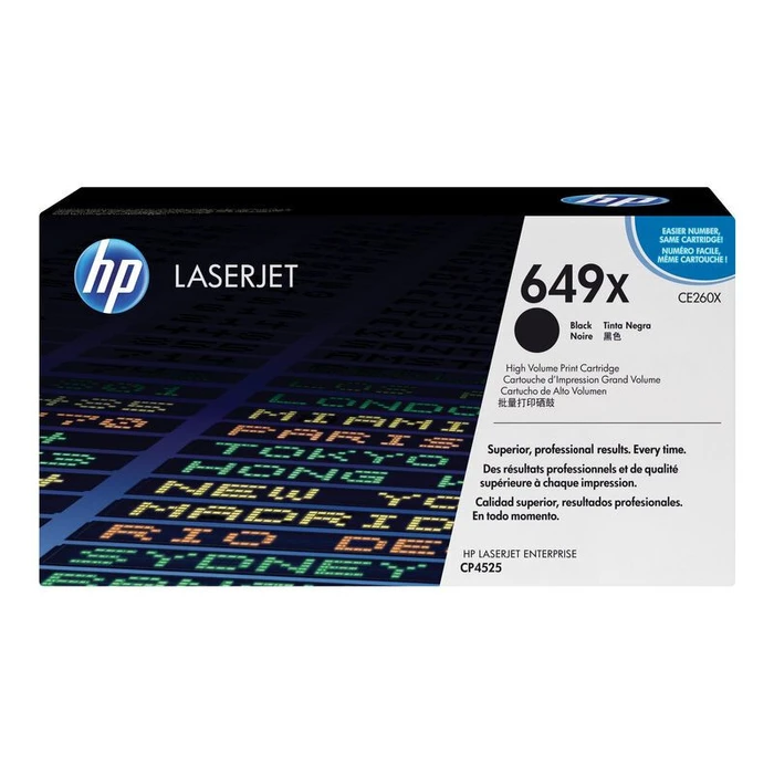 Toner HP 649X - Schwarz (CE260X)