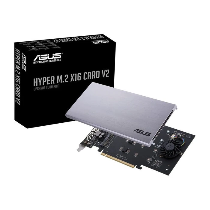 Motherboard ASUS HYPER M.2 X16 CARD V2 - Schnittstellenadapter - M.2 Card - PCIe 3.0 x16
