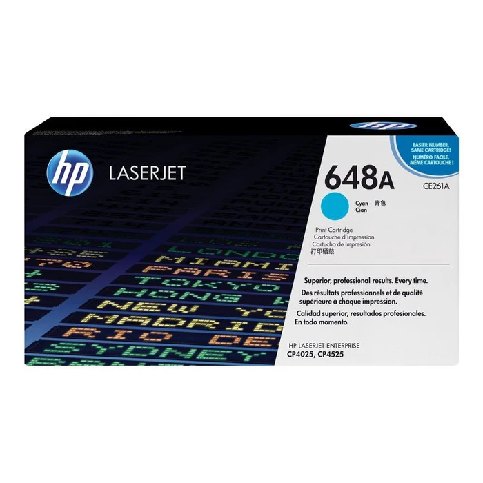Toner HP 648A - Cyan - (CE261A)