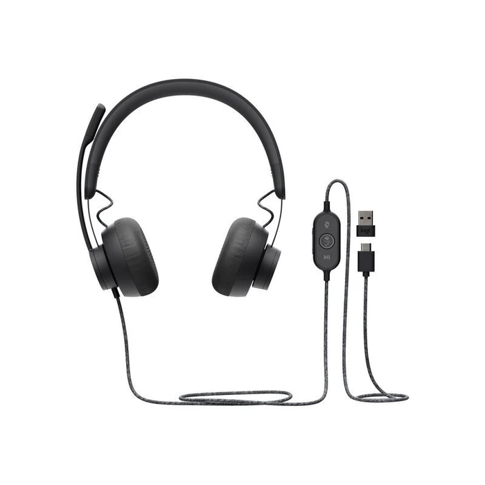 Multimedia Headsets Logitech Zone Wired MSFT Teams Headset
