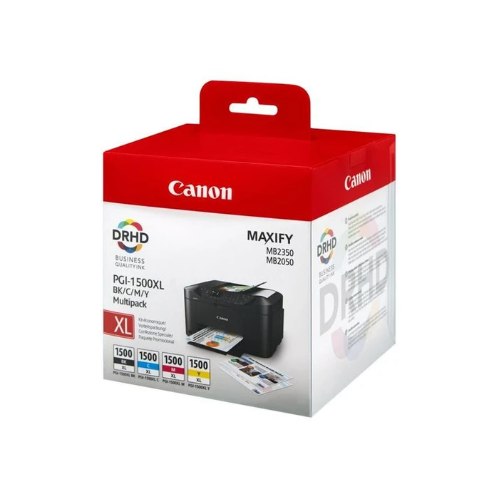 Μελάνι Canon PGI-1500XL C / M / Y / BK Multipack - Black, Yellow, Cyan, Magenta