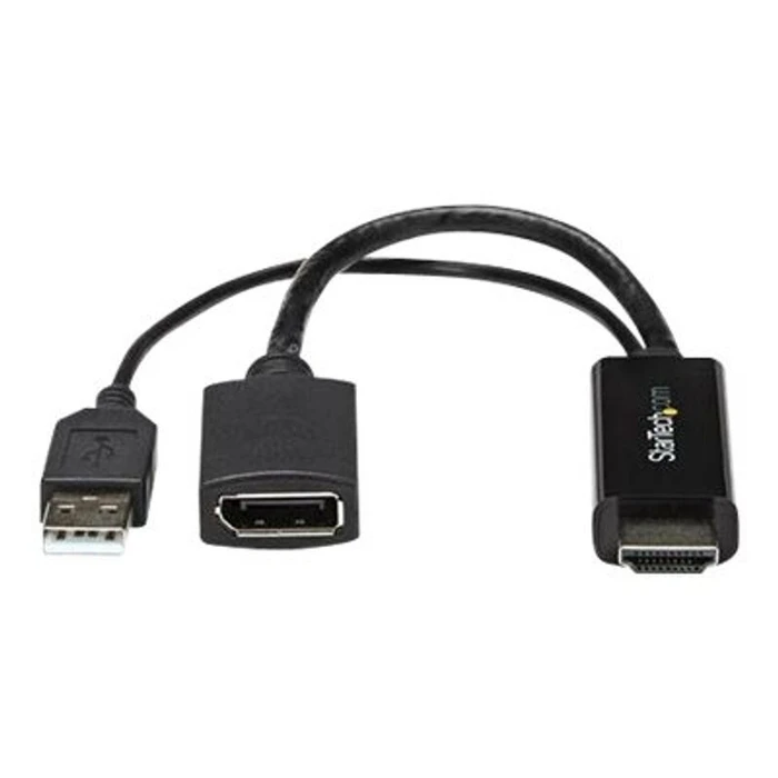 Αντάπτορας StarTech.com HDMI to DisplayPort Adapter - HDMI to DisplayPort Converter with USB Power - 4K