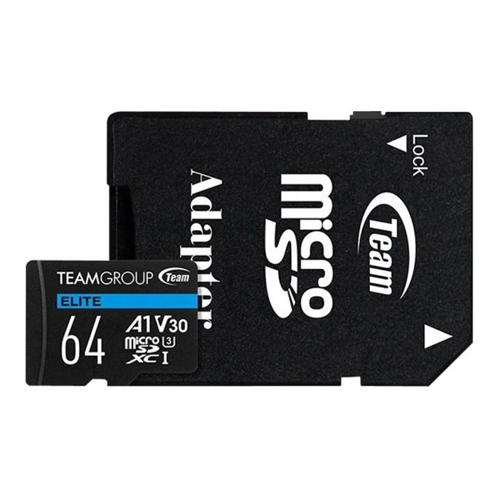 Κάρτα Μνήμης Team ELITE A1 - Flash memory card - 64 GB - microSDXC