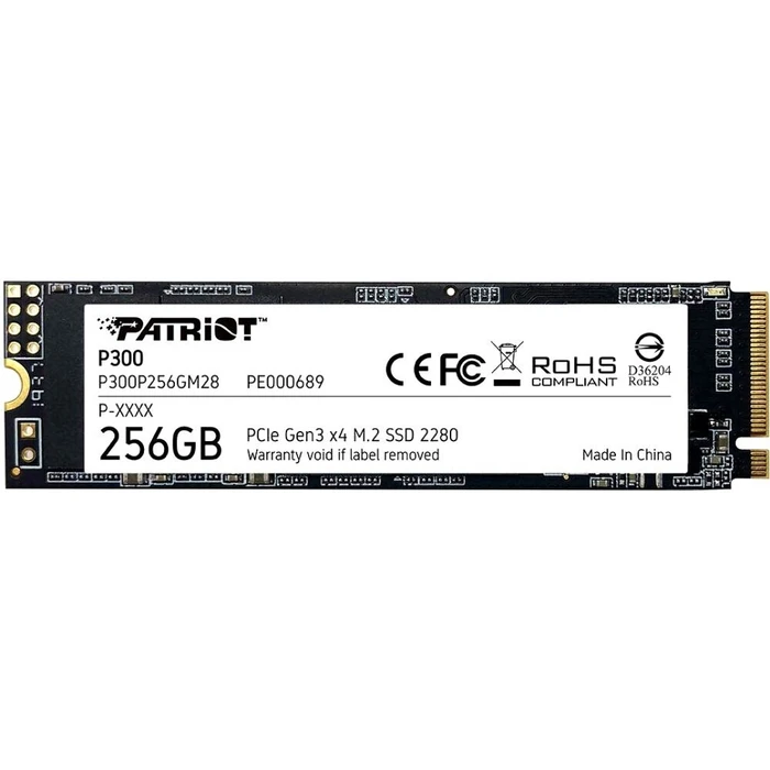 Σκληρός Δίσκος M.2 SSD 256GB Patriot P300 PCIe Gen3x4