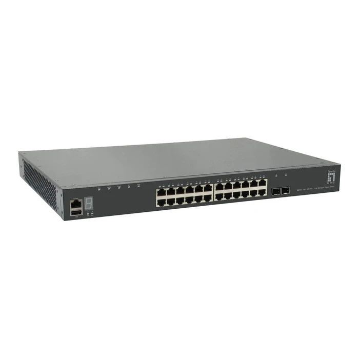 Network Switch LevelOne GTL-2881 28-Port Stackable L3