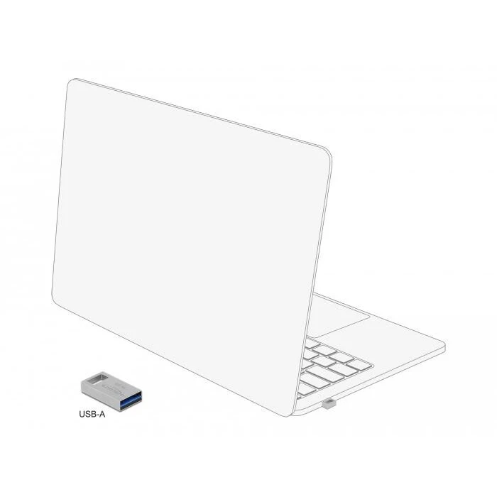 USB Flash 16GB DeLOCK 54069 USB 3.2 Silver
