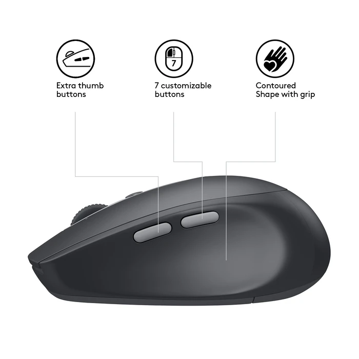 Ποντίκι Ασύρματο Logitech M590 Black
