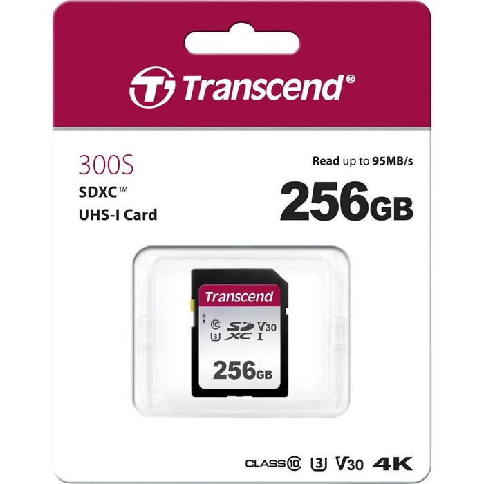 Κάρτα Μνήμης SDXC 256GB Transcend300S Class 10 UHS-I U3 V30
